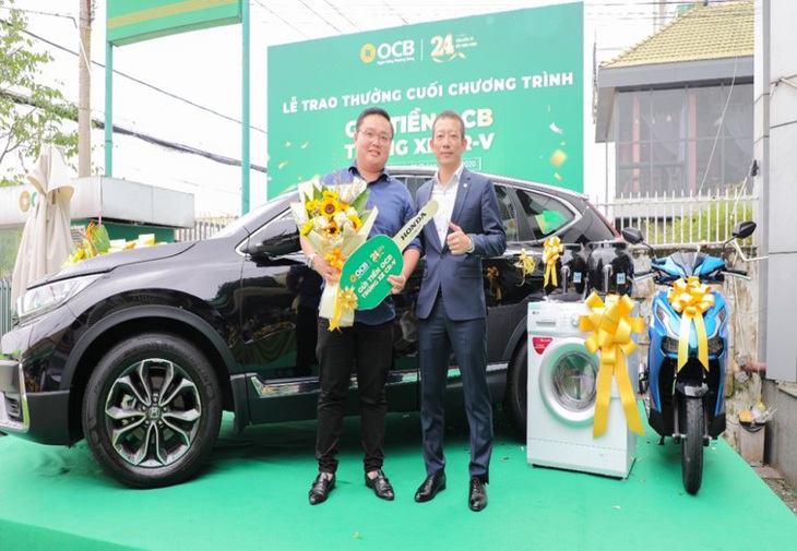 OCB trao thưởng xe Ô tô CRV cho Khách hàng tại Bình Dương - Ảnh 1.