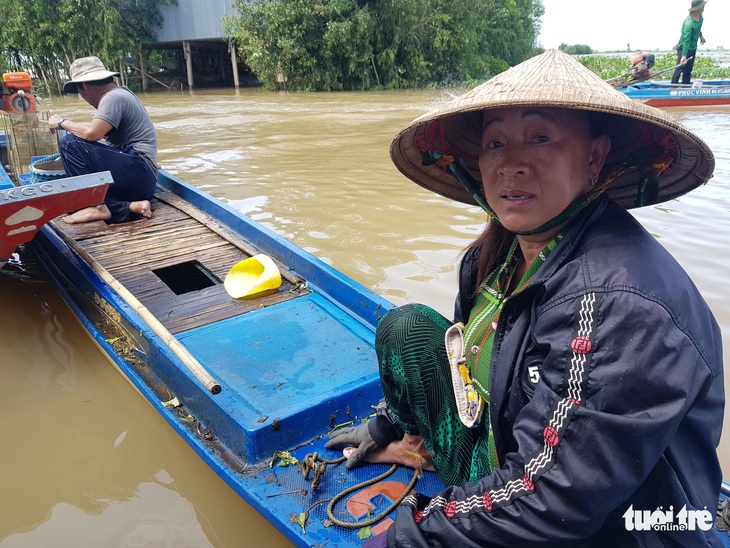 Lũ đầu nguồn ĐBSCL lên trở lại, mang theo nhiều cá tôm - Ảnh 7.