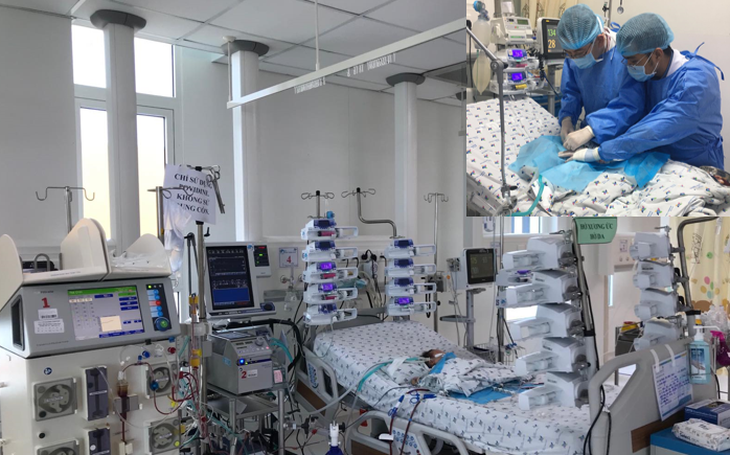 Vừa ECMO vừa lọc máu liên tục, cứu bé sơ sinh nguy kịch sau mổ tim bẩm sinh