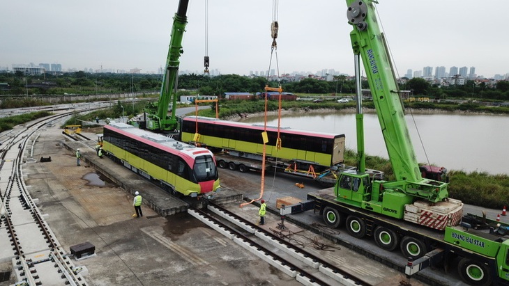 Đoàn tàu metro Nhổn - Ga Hà Nội đã về tới nơi tập kết - Ảnh 4.