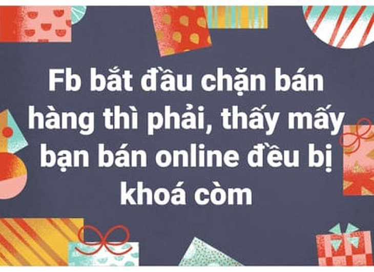 Người dùng Facebook, bán hàng online phản ánh bị khóa like và bình luận - Ảnh 1.