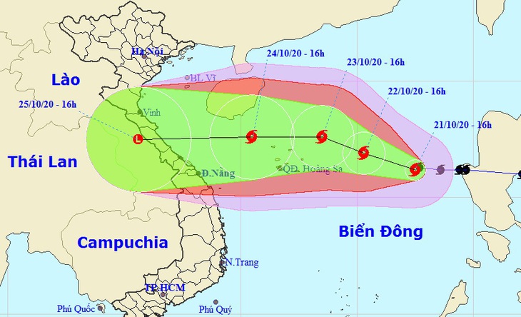 Chiều nay, bão số 8 đang cách Hoàng Sa 540km, gió giật cấp 11 - Ảnh 2.