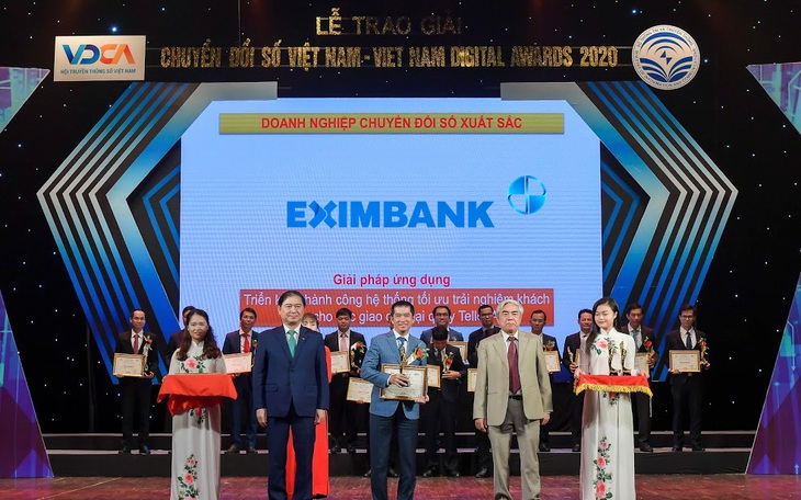 Eximbank nhận giải thưởng chuyển đổi số Việt Nam 2020