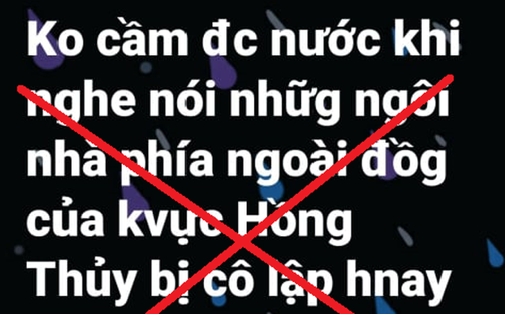 Hóng hớt đăng tin Lệ Thủy có ‘cả trăm người chết vì lũ lụt’, hai Facebooker bị phạt