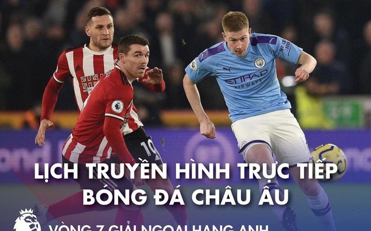 Lịch trực tiếp bóng đá châu Âu 31-10: Nhiều ông lớn ra sân