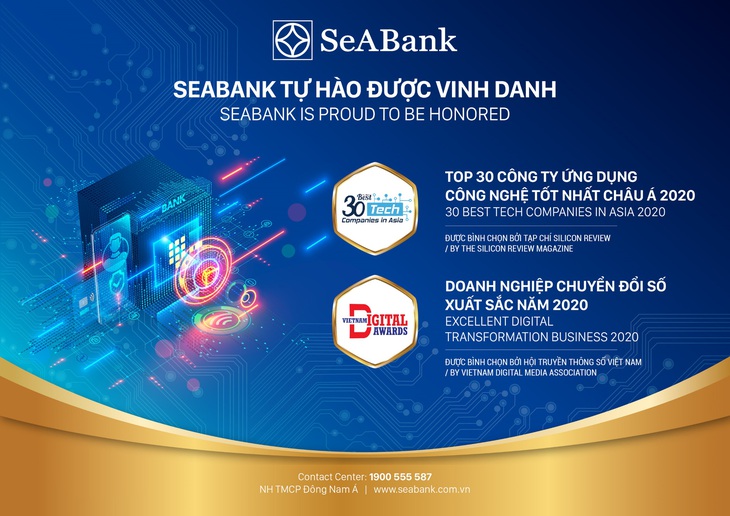 SeABank nhận giải thưởng chuyển đổi số Việt Nam - Ảnh 1.