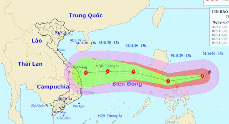 Miền Trung Việt Nam phải sẵn sàng ứng phó siêu bão Goni - Ảnh 1.