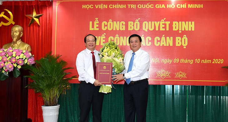 PGS.TS Lưu Văn An được bổ nhiệm quyền giám đốc Học viện Báo chí và tuyên truyền - Ảnh 1.