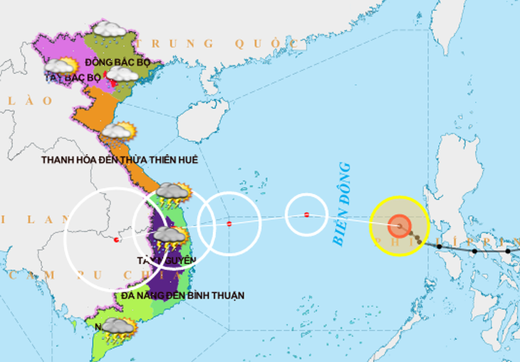 Bão số 10 mạnh cấp 7-8 khi vào Phú Yên - Đà Nẵng, tiếp tục gây mưa lớn ở miền Trung - Ảnh 2.