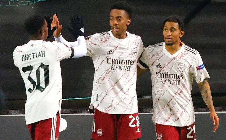 Thắng dễ ở Na Uy, Arsenal giành vé đi tiếp với số điểm tuyệt đối - Ảnh 1. Thắng dễ ở Na Uy, Arsenal giành vé đi tiếp với số điểm tuyệt đối - Ảnh 1.