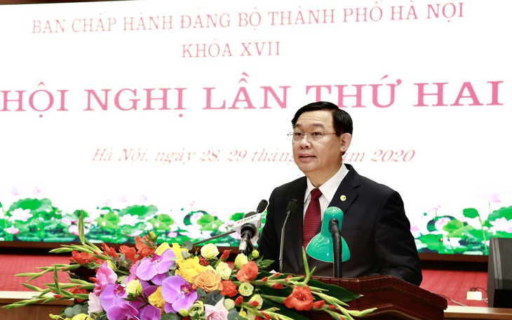 Bí thư Hà Nội Vương Đình Huệ: ‘Đổi mới tư duy để phát triển, không quyền anh, quyền tôi’