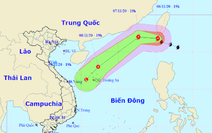 Bão số 11 đã đi vào Biển Đông, cảnh báo sóng lớn và mưa diện rộng