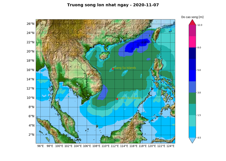 Bão số 11 bẻ hướng đi về phía Hoàng Sa - Ảnh 2.