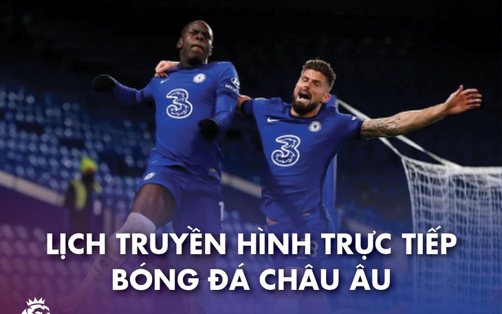 Lịch trực tiếp bóng đá châu Âu: Man City, Chelsea, Real Madrid