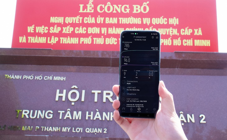 Vinaphone và Viettel phát sóng 5G tại khu vực thuộc Thành phố Thủ Đức - Ảnh 1.