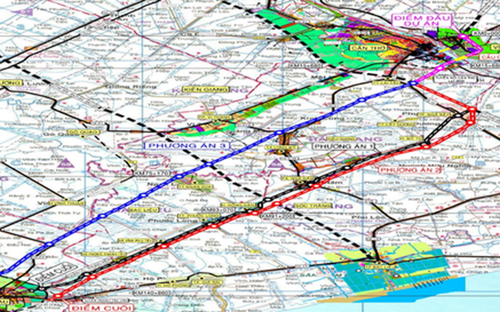 Nghiên cứu phương án cao tốc Cần Thơ - Cà Mau đi gần TP Sóc Trăng, Bạc Liêu