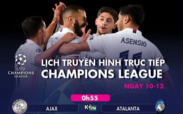 Lịch trực tiếp Champions League 10-12: Real có vượt qua vòng bảng?