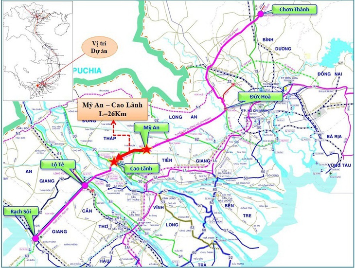 Các bộ yêu cầu làm rõ vốn đầu tư cao tốc Mỹ An - Cao Lãnh - Ảnh 1.