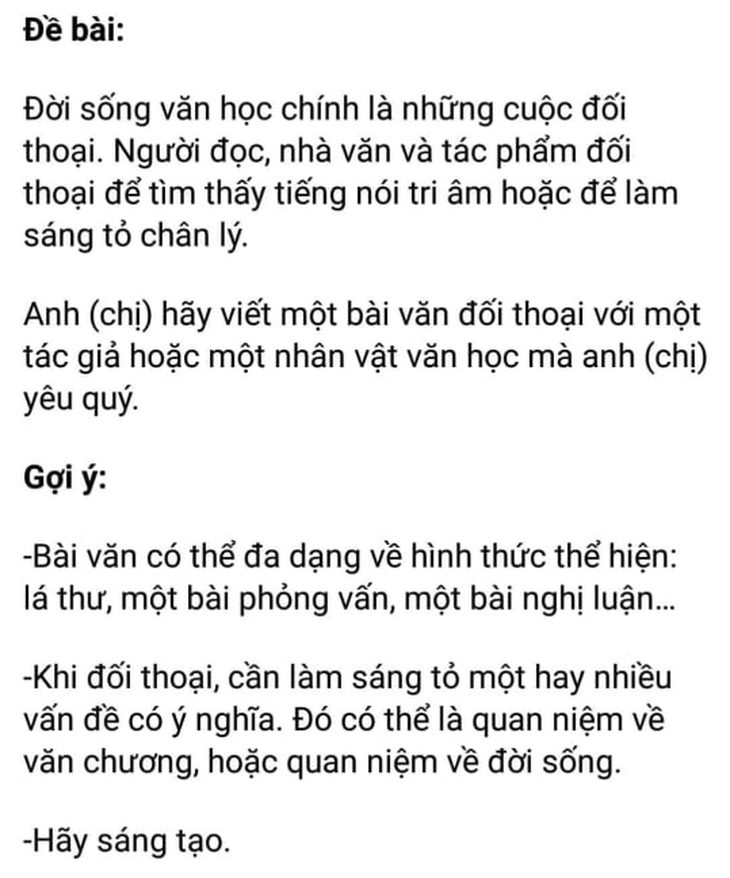 Bài làm văn quá hay và sáng tạo của nữ sinh TP.HCM - Ảnh 2.