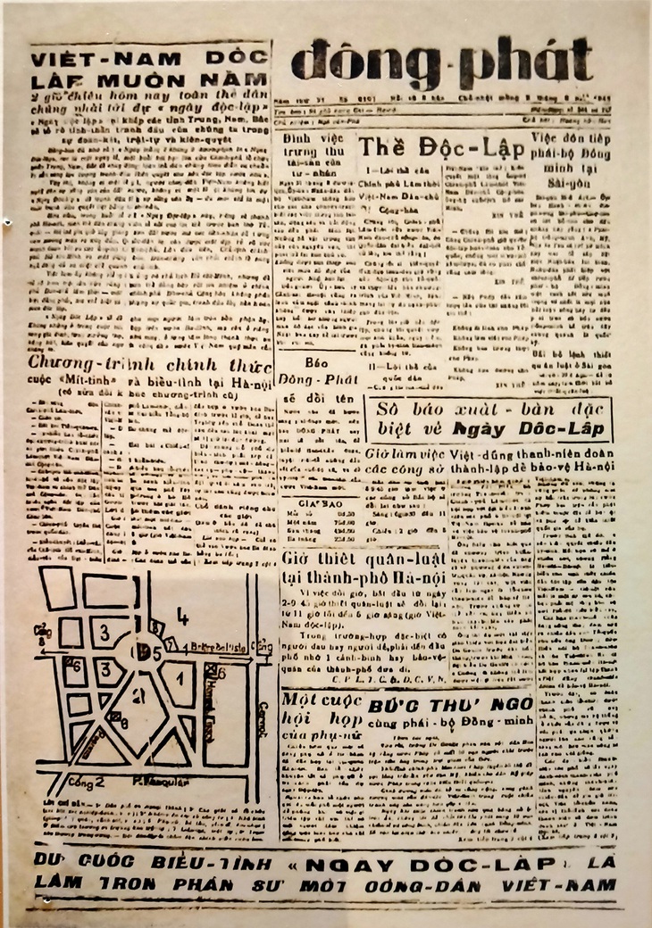 Những kỷ vật thiêng liêng - Kỳ cuối: Chiếc micro lễ đài 2-9 và tờ báo ngày Độc lập - Ảnh 3.