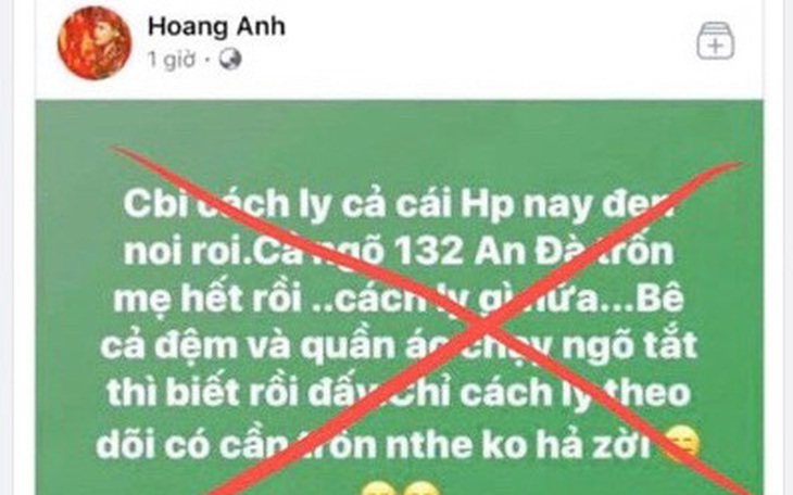 Cô đồng Hoàng Anh nói cách ly cả Hải Phòng 