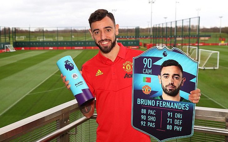 Bruno Fernandes là Cầu thủ xuất sắc nhất tháng 2 của Premier League