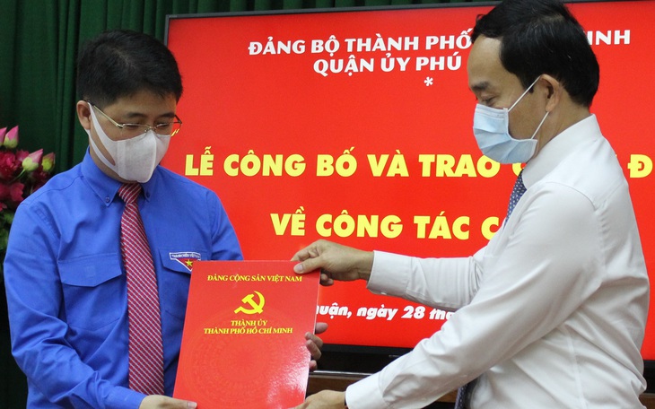 Bí thư Thành đoàn TP.HCM làm bí thư Quận ủy Phú Nhuận