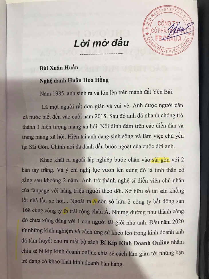 Huấn ‘hoa hồng’ bán sách dạy kiếm tiền, cơ quan chức năng nói gì? - Ảnh 2.