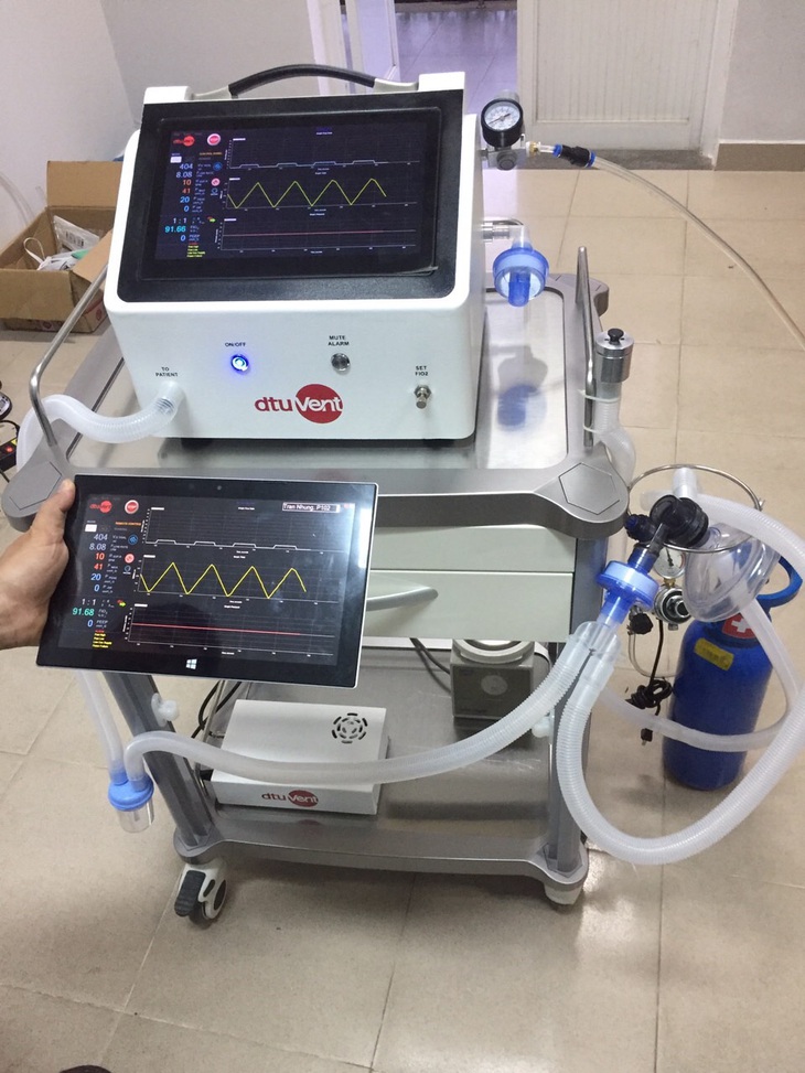 Máy thở dtu-VENT Ver2.0 hỗ trợ cả thở xâm nhập với chi phí dưới 50 triệu đồng - Ảnh 1.