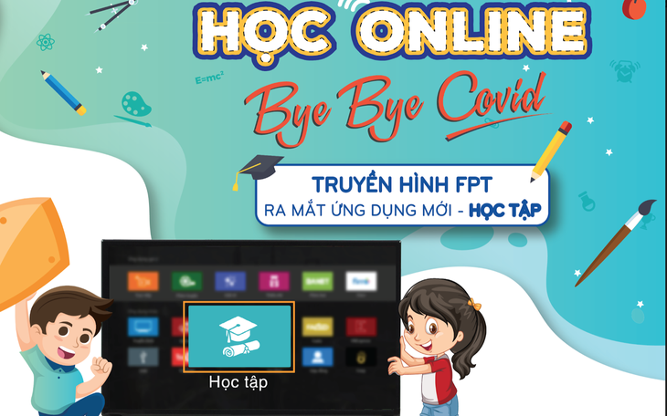 Học trực tuyến miễn phí qua dịch vụ truyền hình tương tác