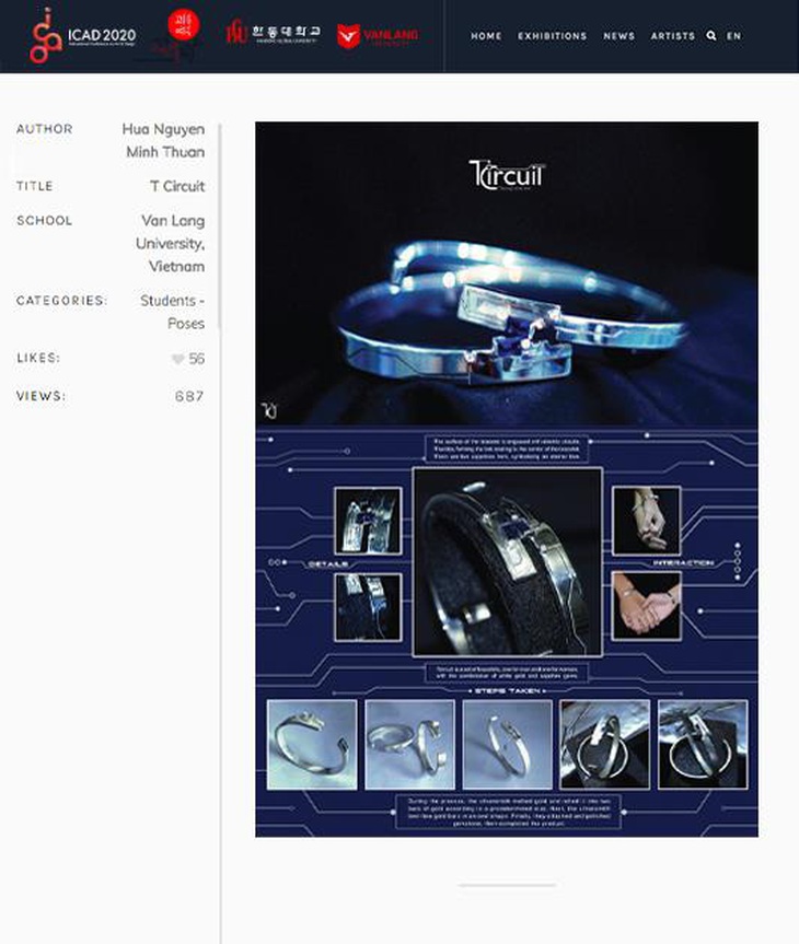 ĐH Văn Lang khai mạc Triển lãm thiết kế mỹ thuật quốc tế ICAD 2020 - Ảnh 2. ĐH Văn Lang khai mạc Triển lãm thiết kế mỹ thuật quốc tế ICAD 2020 - Ảnh 2.
