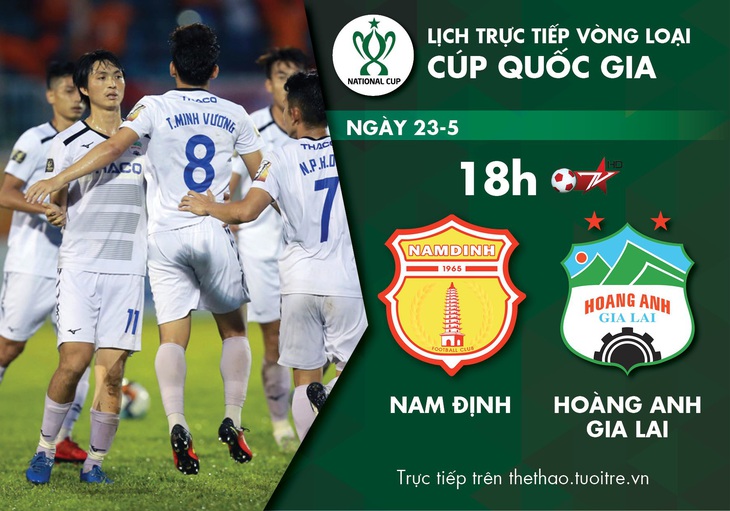 Lịch trực tiếp trận cầu đặc biệt Nam Định - Hoàng Anh Gia Lai - Ảnh 1.