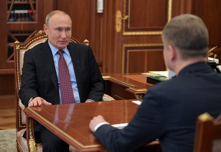 Ông Putin trở lại điện Kremlin sau thời gian dài làm từ xa - Ảnh 1. Ông Putin trở lại điện Kremlin sau thời gian dài làm từ xa - Ảnh 1.