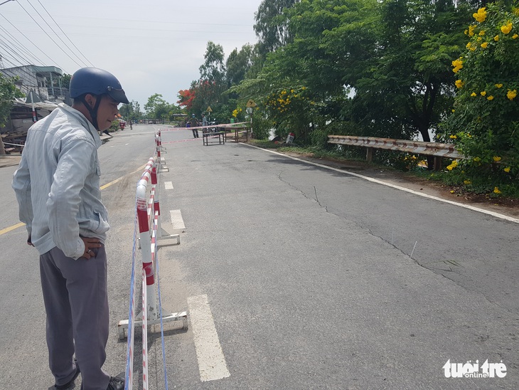 Đề nghị Thủ tướng cho nạo vét 3km bờ sông Hậu để cứu Quốc lộ 91 cũ - Ảnh 1.