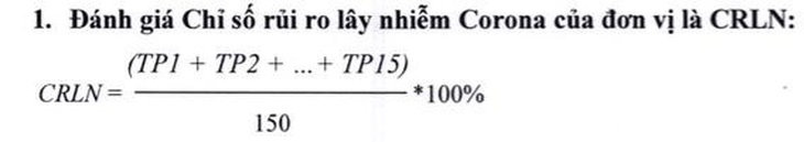 Chỉ số rủi ro lây nhiễm từ 80% trở lên, trường sẽ không được hoạt động - Ảnh 2.