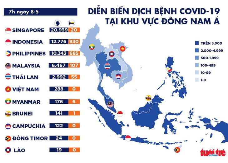 Dịch COVID-19 sáng 8-5: Mỹ thêm 2.495 ca tử vong; ông Kim Jong Un gửi điện chúc mừng Trung Quốc - Ảnh 2.