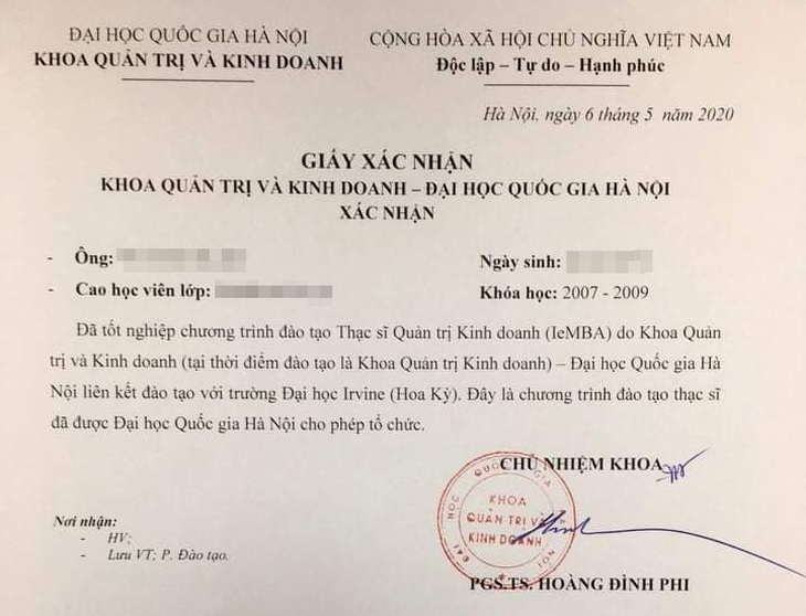 Trường bị xếp vào nhóm ĐH ma, học viên vẫn xin xác nhận tốt nghiệp - Ảnh 1.