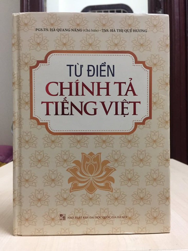 Chính thức thu hồi từ điển chính tả sai chính tả - Ảnh 1.