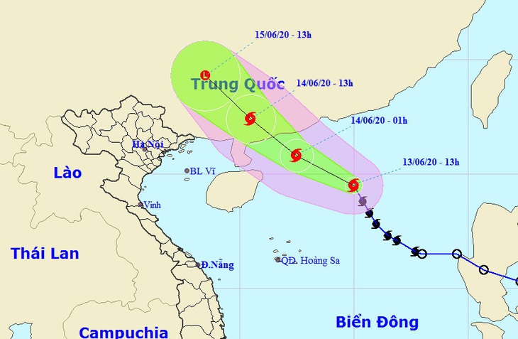 Bão số 1 mạnh lên, cách Hoàng Sa 450km, TP.HCM đã có mưa, gió - Ảnh 2.