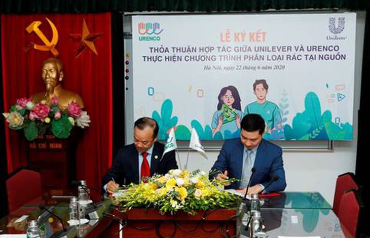 Unilever và URENCO hợp tác triển khai phân loại rác tại nguồn ở Hà Nội - Ảnh 1.