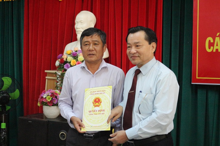 Sở Tài nguyên - môi trường Bình Thuận có giám đốc mới - Ảnh 2. Sở Tài nguyên - môi trường Bình Thuận có giám đốc mới - Ảnh 2.