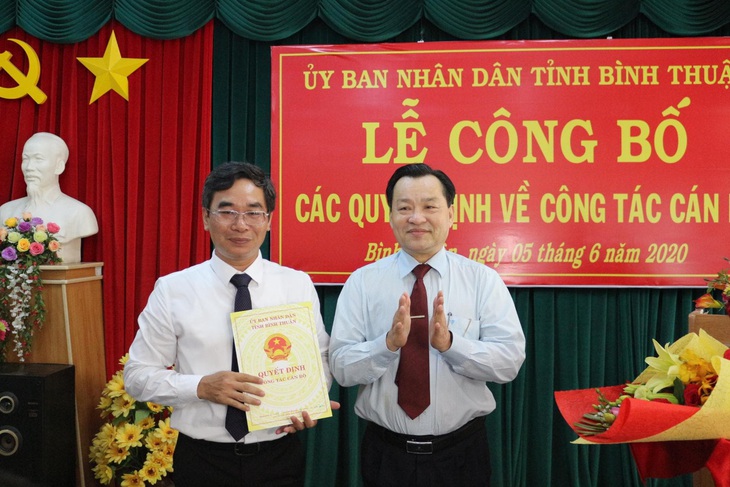 Sở Tài nguyên - môi trường Bình Thuận có giám đốc mới - Ảnh 1. Sở Tài nguyên - môi trường Bình Thuận có giám đốc mới - Ảnh 1.