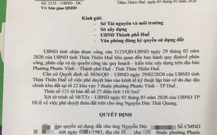 Làm giả quyết định của UBND tỉnh để lừa tiền bán đất