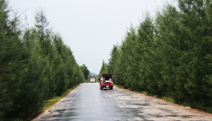 Những bãi cát trắng mịn như nhung trên xã đảo Minh Châu - Ảnh 5.