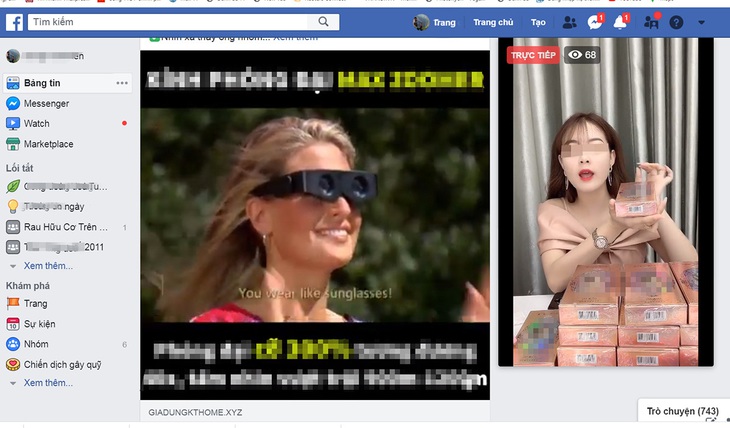 Livestream hàng gian, hàng giả đại náo mạng xã hội - Ảnh 3.