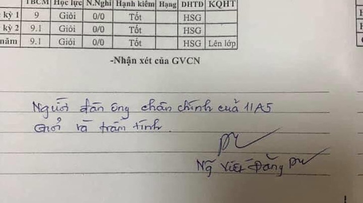 ‘Cô gái vàng trong làng lãnh đạo’… đi vào lời phê của thầy giáo - Ảnh 3. ‘Cô gái vàng trong làng lãnh đạo’… đi vào lời phê của thầy giáo - Ảnh 3.