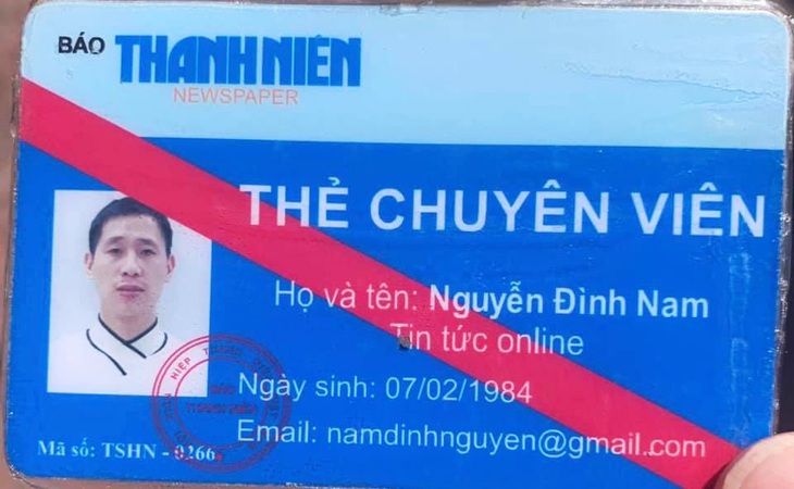 Mạo danh chuyên viên báo Thanh Niên để xin bỏ qua vi phạm giao thông - Ảnh 1.