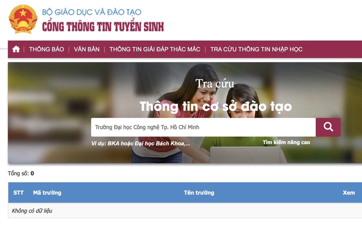 Nhiều trường đại học công bố đề án tuyển sinh nửa vời