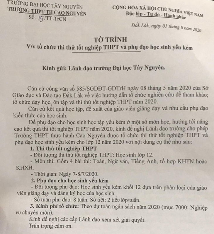 Phụ huynh tố trường ép học sinh đi học phụ đạo, nếu không sẽ không cho tốt nghiệp - Ảnh 3.