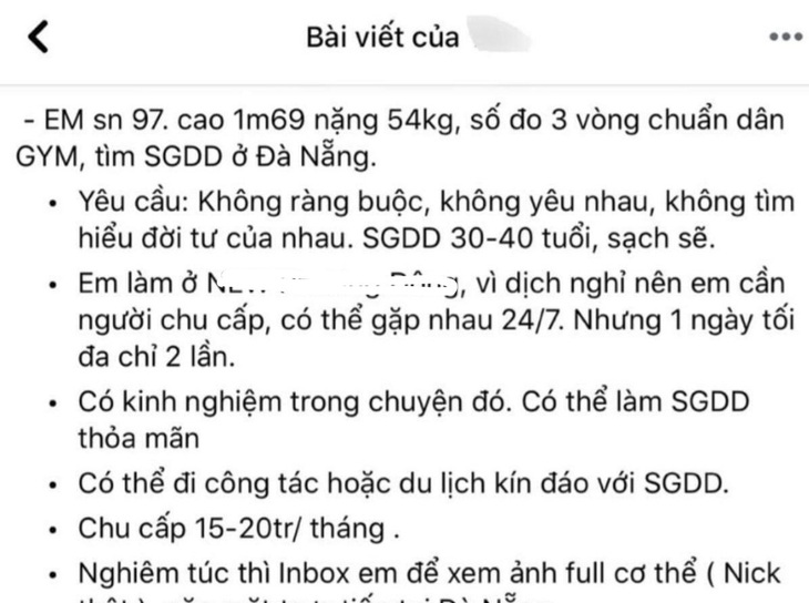 Bí mật thế giới ngầm sugar baby - daddy - Kỳ 3: Mặt thật baby - Ảnh 3.